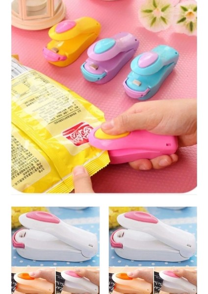 Mini Poşet Ağzı Kapatıcı / Kapatma Makinası - Pilli