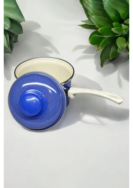 Italyan Emaye Yumurta Haşlama Sos Mama Tavası 12 cm 800 ml – Mavi fiyatları