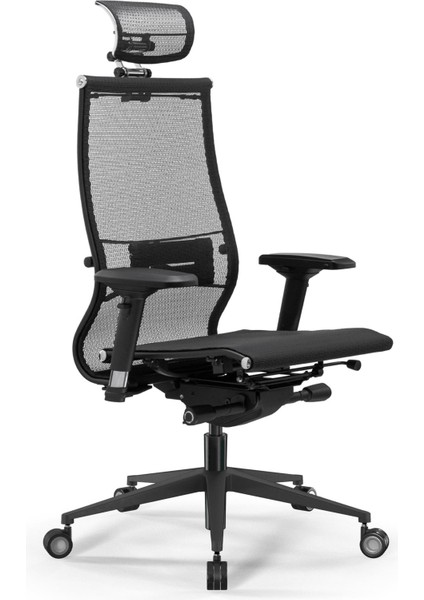 Samurai Ergonomik Fileli Yönetici Koltuğu / Ofis Sandalyesi - 30.3.15.AA - Siyah