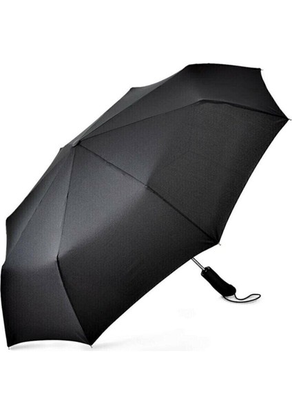 Unisex Siyah Tam Otomatik Rüzgarda Kırılmayan Şemsiye modelleri