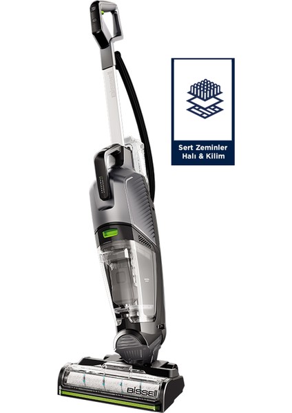 Crosswave Hydrosteam Pet Select Buharlı Dikey Süpürme ve Silme Makinesi