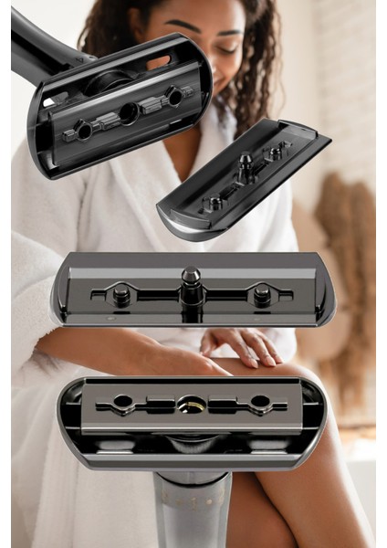 Q16 Ayarlanabilir Full Metal Tıraş Makinesi + 5 Adet Yaprak Jilet fırsatları