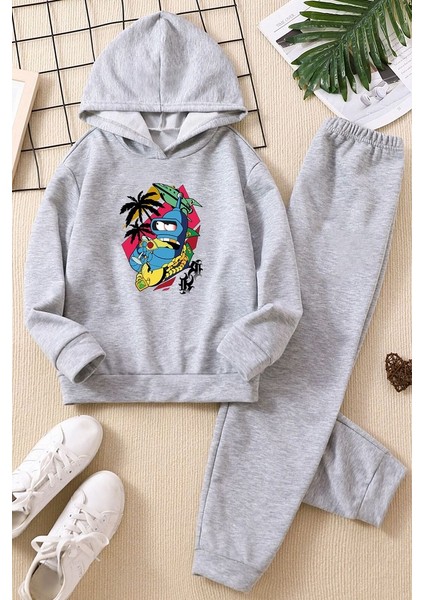 Uygun Tarz Çocuk Crazy Banana Eşofman Takımı