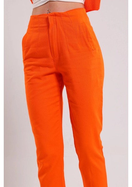 Kadın Boru Paça Pantolon P-00001659