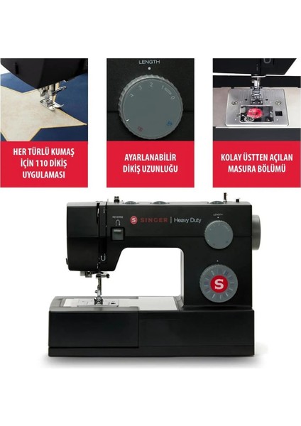 HD4432-1 Black Heavy Dikiş Makinası fırsatları