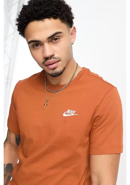 Sportswear Club Tee Standart Kesim Pamuklu Erkek Tişört