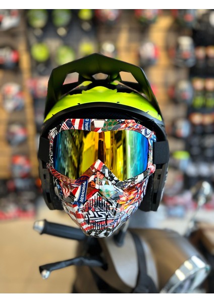 Sw 710 Desenli Jet Maske