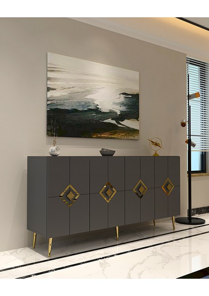 Robber (KB150 ) Konsol Antrasit-Altın fiyatları