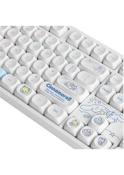 Cinnamoroll Star 5108B Plus Rgb Kablosuz Hotswap Mekanik Gaming Klavye
