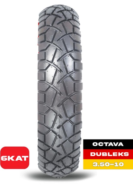 3.50-10 Octava Motosiklet Lastik