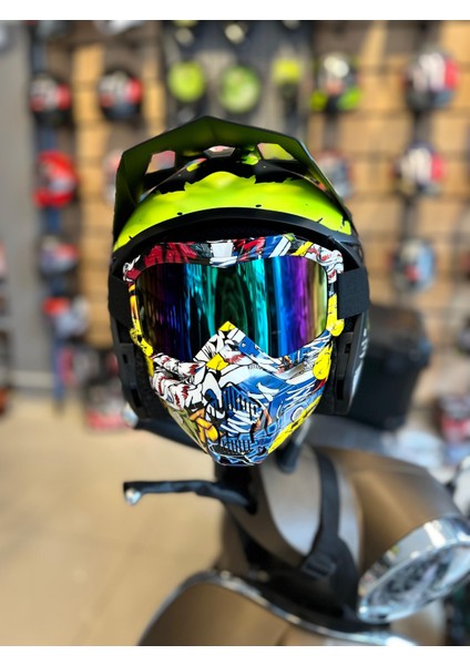 Sw 710 Desenli Jet Maske