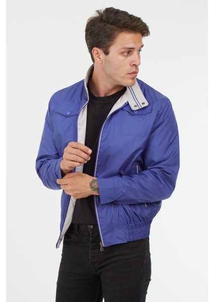 1088 Su Itici Kumaş Açık Kahverengi Erkek Baharlık Mont