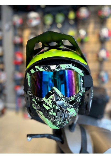 Sw 710 Desenli Jet Maske