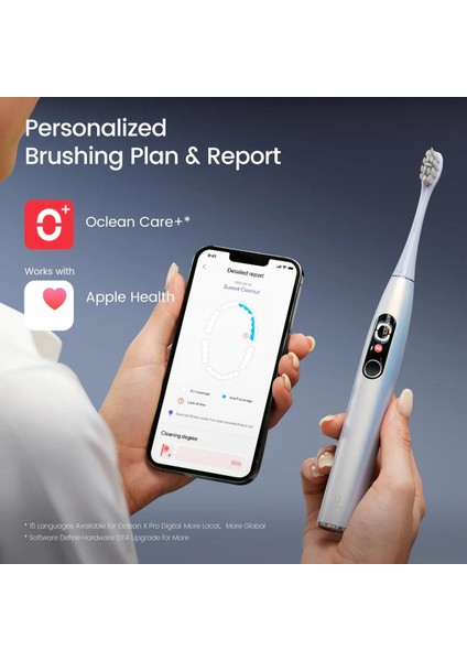 Ocelan x Pro Dijital Diş Fırçası Aurora Pembe