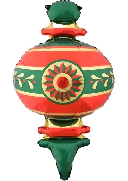 Şekilli Yılbaşı Delor Süsü Folyo Balon 102 x 54 cm 1 Adet