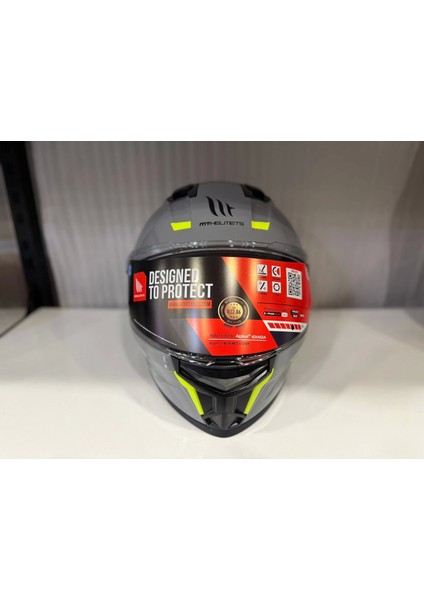 Kask mt Stınger A12 Parlak Nardo Gri