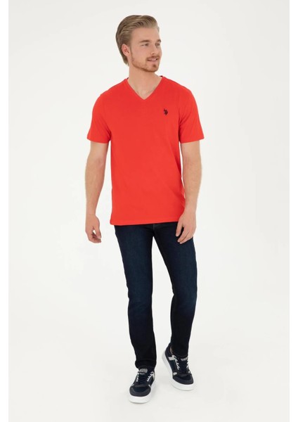 Erkek V Yaka T-Shirt