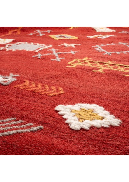 Jaıpur Yün Kilim 120X180 cm Kırmızı modelleri
