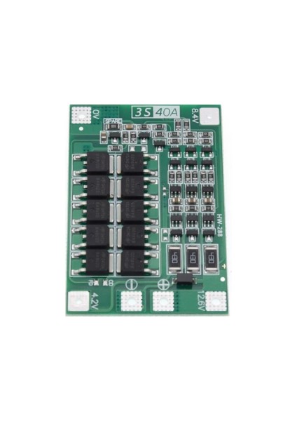 3s 40A Bms 12.6V 18650 Lityum Pil Şarj Koruma Devresi