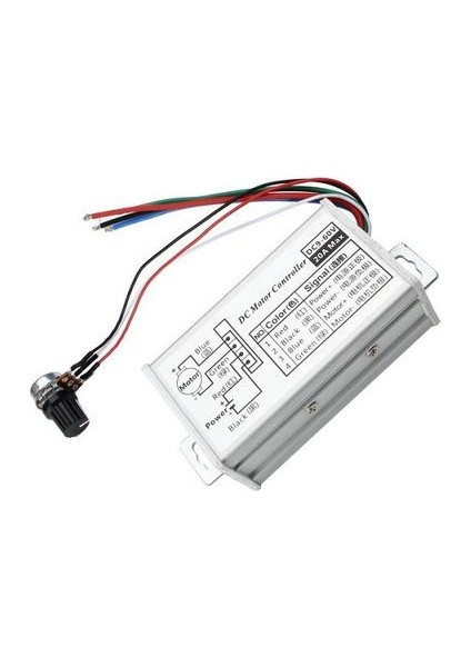 Pwm Dc Motor 9V 12V 24V 36V 48V 60V 20A