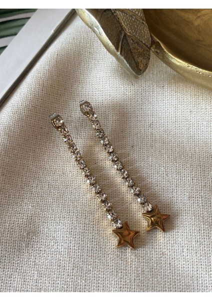 Steel Su Yolu Star Küpe Steel Su Yolu Star Küpe