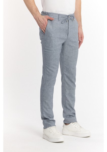 Erkek Jogger Keten Pantolon