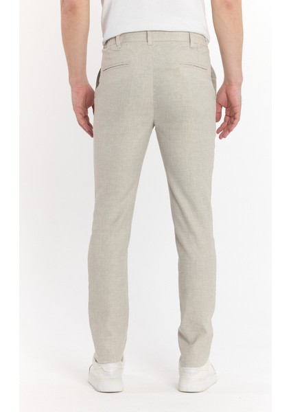 Erkek Jogger Keten Pantolon