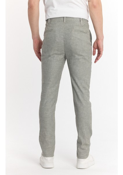 Erkek Jogger Keten Pantolon