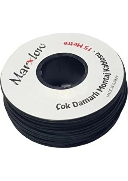 Çok Damarlı Montaj Kablosu Zil Teli - 15 Metre