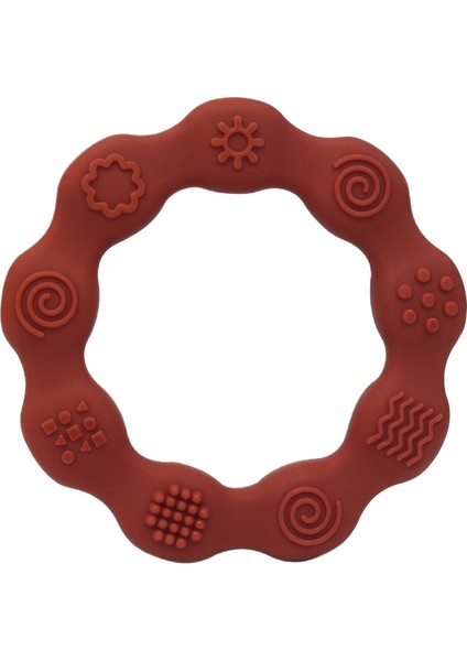 Bebek Emziği Bebek Diş Kaşıyıcı Tek Parça Gıda Sınıfı Silikon Kaynatılabilir Düşme Önleyici Zincir (Yurt Dışından)