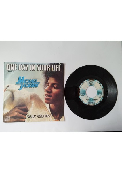 Michael Jackson ‎– One Day In Your Life - 1975 Fransa Basım 45 Lik Plak
