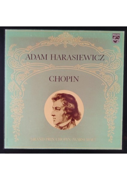 Adam Harasiewicz Spielt Chopin - 1972 Hollanda Basım 33 Lük 14XLP Box Set 2. El