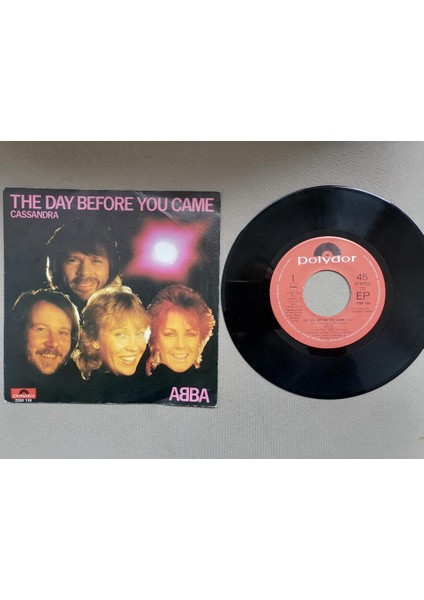 Abba - The Day Before You Came 1982 Ingiltere Basım 45 Lik Plak