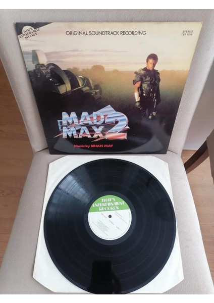 Mad Max 2 - Soundtrack - Brian May - 1982 Ingiltere Basım - 33 Lük Lp Plak