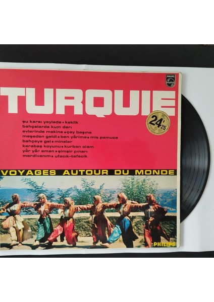 Turquie - Fransa Basım Albüm - 33 Lük Lp Plak