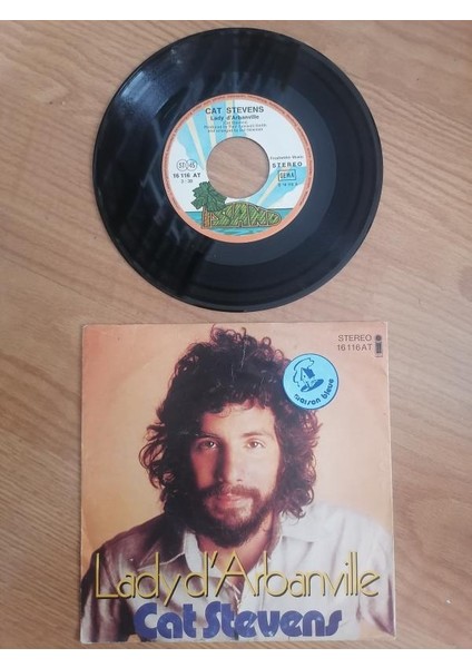 Cat Stevens - Lady D’arbanvılle - 1975 Almanya Basım 45 Lik Plak