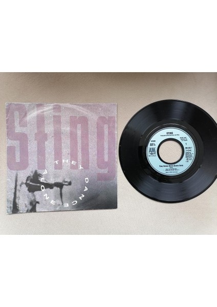Stıng - They Dance Alone - 1988 Almanya Basım 45 Lik Plak