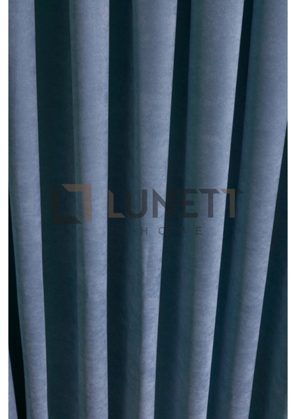 Kullanıma Hazır Indigo Rengi Sık Pile 1x3 Dikim Fon Perde Tek Kanat 9197 fırsatları