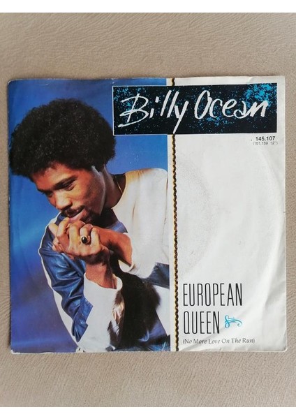 Billy Ocean – European Queen (No More Love On The Run) - 1984 Hollanda Basım 45 Lik Plak