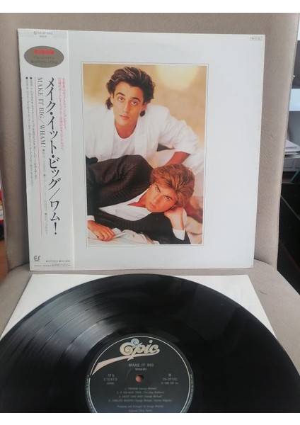 Wham - Make It Big - 1984 Japonya Basım - 33 Lük Lp Plak Albüm - Obi’li 2. El