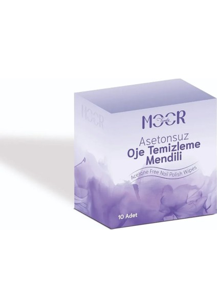 Onc Asetonsuz Oje Temizleme Mendili 5 Kutu (50Adet) 1 Kutu (10 Adet) Bizden Hediye