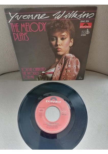 Yvonne Wılkıns - The Melody Plays 1981 Almanya Basım 45 Lik Plak