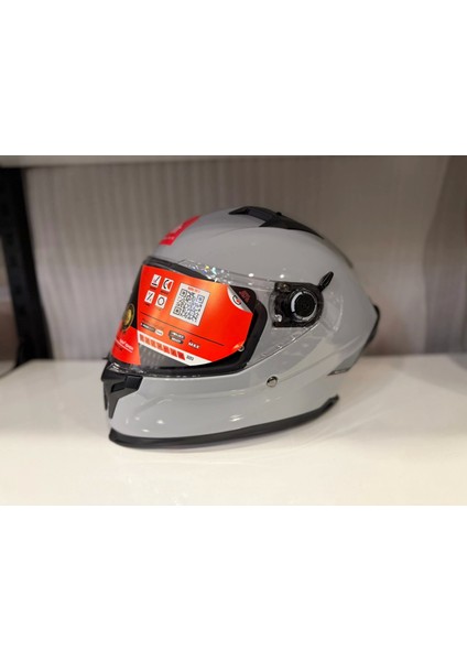 Kask mt Braker Sv Solid A12 Parlak Nardo Gri