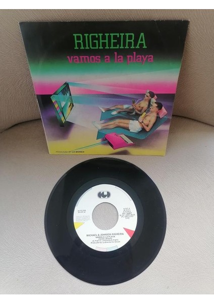 Rıgheıra - Vamos A La Playa - 1983 Italya Basım 45 Lik Plak