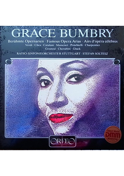 Grace Bumbry - Radio-Sinfonieorchester Stuttgart - 1984 Almanya Basım 33 Lük Lp Plak Albüm 2. El