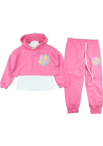 2800-3LÜ Takım 3-7 YAŞ-9148 - Pembe