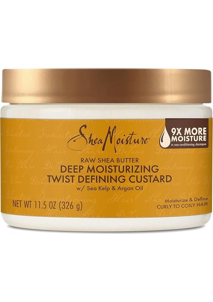 Raw Shea Butter Nemlendirici Bukle Belirginleştirici Durulanmayan Saç Kremi 326 gr