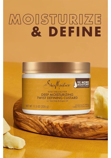 Raw Shea Butter Nemlendirici Bukle Belirginleştirici Durulanmayan Saç Kremi 326 gr fırsatları