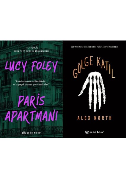 Paris Apartmanı / Gölge Katil (2 Kitap Set)