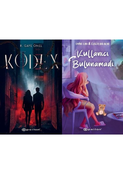 Kodex / Kullanıcı Bulunamadı (2 Kitap Set)
